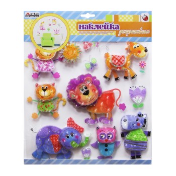 ArteNuevo.Декоративная наклейка для украшения помещений "Животные" арт.HMA1008