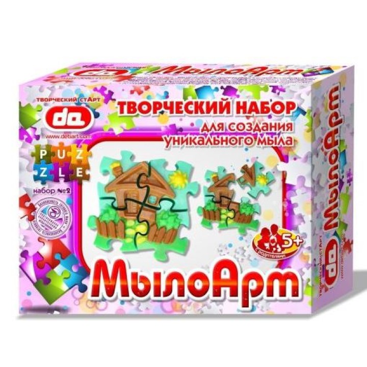 Мыло АРТ арт.да10202 "Пазл-Домик" /10