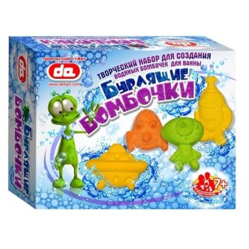 Дети АРТ.Набор Бурлящие бомбочки для ванны арт.да17001 "Инопланетяне" /10