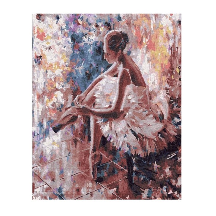 Molly. Картина по номерам KH0625 "Перед танцем" (40х50) 27 цветов 1/20