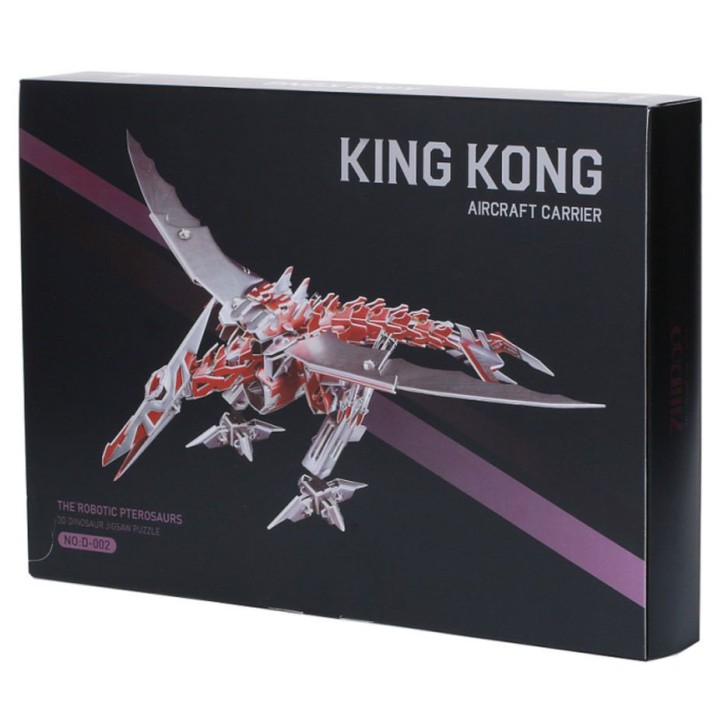 ZILIPOO. 3D пазлы из пенокартона арт.D-002 "Робот Птерозавр" 159 дет.( 52*66*37 см) 1/24
