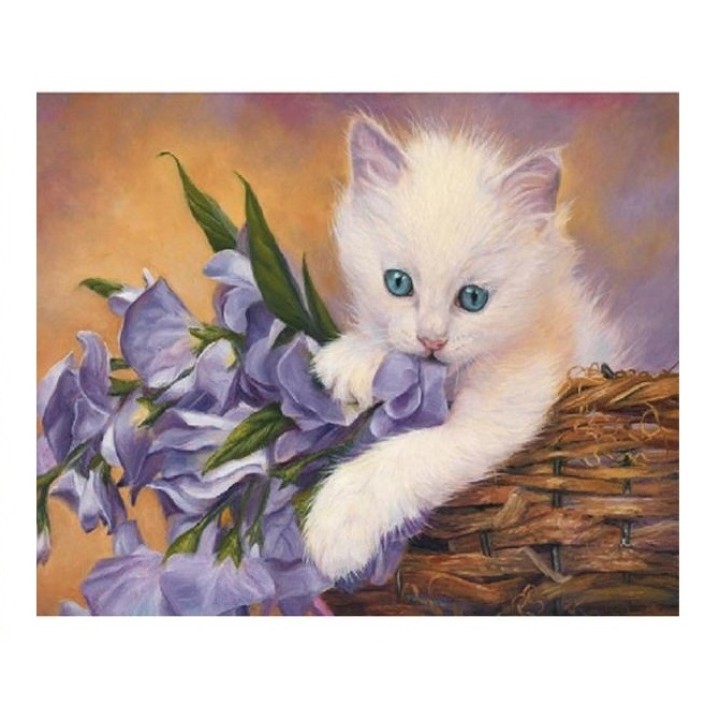 Molly. Картина по номерам KH0811 "Неженка" (40х50) 28 цвета 1/20