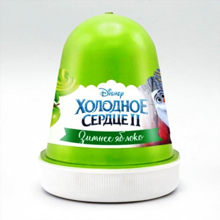 Disney KiKi Fluffy арт.DSF09 Слайм "Зимнее яблоко" (зеленый)