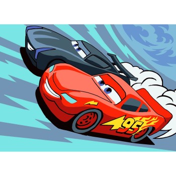 Рисование по номерам арт.DS067 "Русская Живопись. Серия Мини" 15х21 "Гонщики"