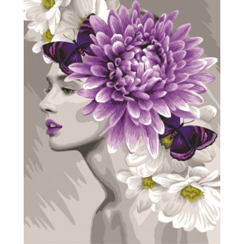 Рисование по номерам арт.R025 Трепет (серия Арт-флора) 40*50