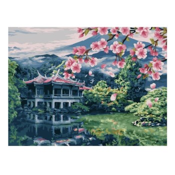 Рисование по номерам арт. A137 "Восточные просторы" 40х50