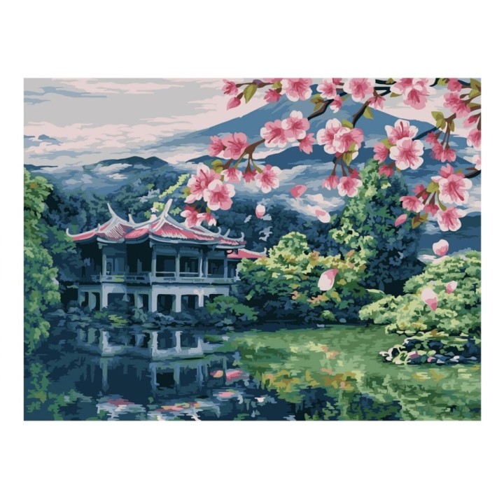 Рисование по номерам арт. A137 "Восточные просторы" 40х50