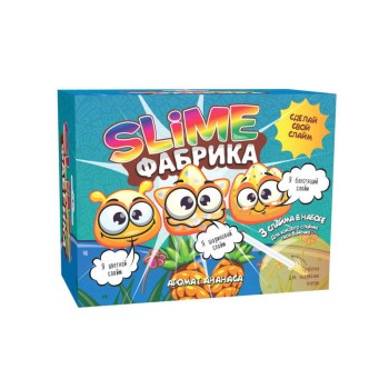 Юный химик арт.515 набор для опытов и экспериментов Слайм фабрика "Ананас"