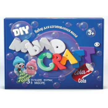 Юный химик арт.896 набор для опытов и экспериментов "Мыло Craft. "Новый год. Cola" /12