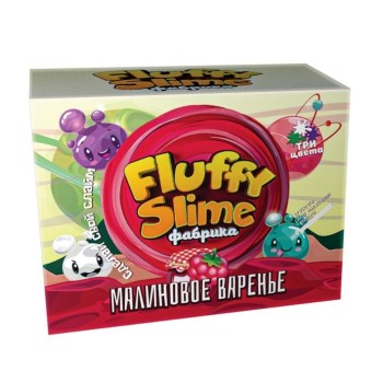 Юный химик арт.869 Слайм "Fluffy Slime фабрика. Малиновое варенье" /12