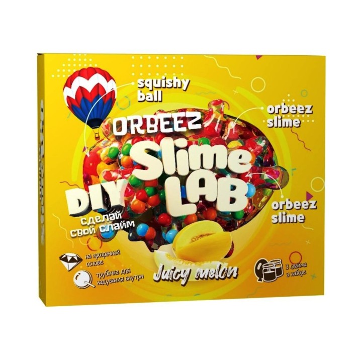 Юный химик арт.520 Слайм "Slime lab. Orbeez. Джуси мелон" /12