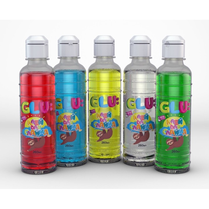 Клей для слайма арт.1001 "Glu" (260 мл) в ассорт. /25