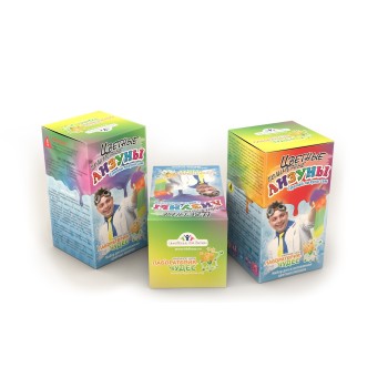 Юный химик арт.819 "Цветные полимерные лизуны" /16*