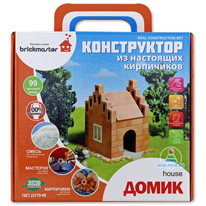 БрикМастер. Конструктор-кирпичики арт.302 "Домик" /5