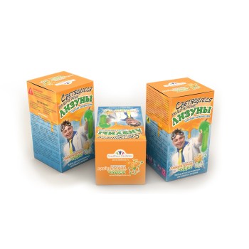 Юный химик арт.820 "Светящиеся полимерные лизуны" /16*