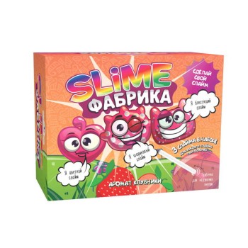 Юный химик арт.512 набор для опытов и экспериментов Слайм фабрика "Клубника"