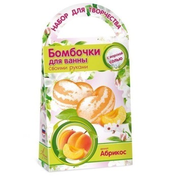 Развивашки.С0727 Бомбочки для ванны своими руками "Абрикос" /44
