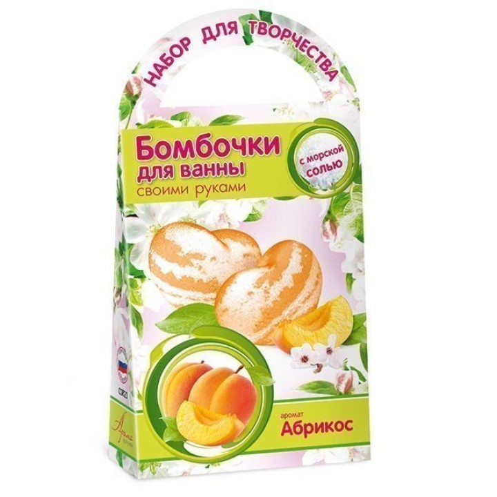 Развивашки.С0727 Бомбочки для ванны своими руками "Абрикос" /44