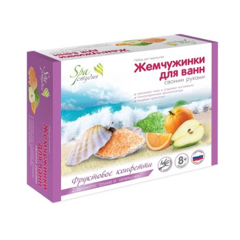 Развивашки.С0810/0801 Жемчужинки для ванны "Фруктовое конфетти" /38