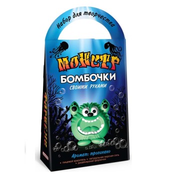Развивашки.С0715 Бомбочки для ванны своими руками "Монстр Форнеус"