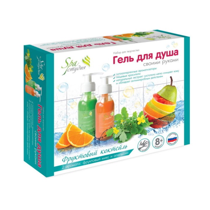 Развивашки.С0506/0502 Гель для душа своими руками "Фруктовый коктейль" /28