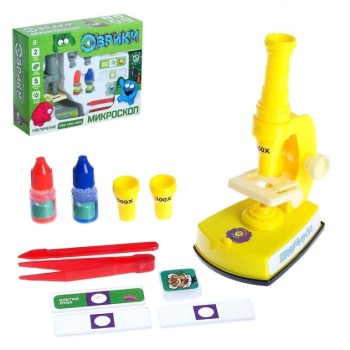 Эврики. Микроскоп со световыми эффектами и сменными линзами арт.SL-00474/2486820