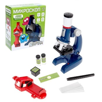 Эврики. Микроскоп "Юный исследователь" увеличение х1200 № SL-02971 арт.4491909