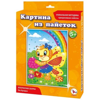 Ракета. Картина из пайеток набор 1 "Пчелка" арт.Р0110