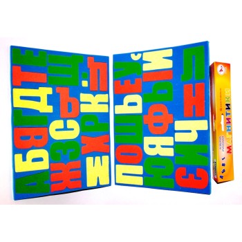 Ракета. Мягкие пазлы с магнитом "Магнитики. Азбука Русская" 2 листа арт.Р0806