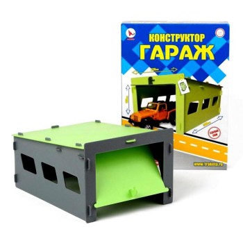 Ракета. Конструктор "Гараж" большой салатовый/серый арт.Р2111