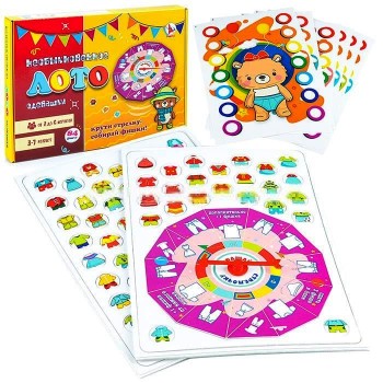 Ракета. Необыкновенное лото "Одевашки" для детей от 3-х лет арт.Р2961