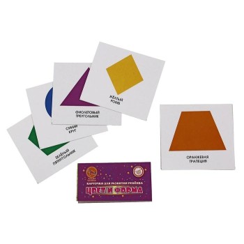 Ракета. Карточки для развития ребенка "Цвет и форма"