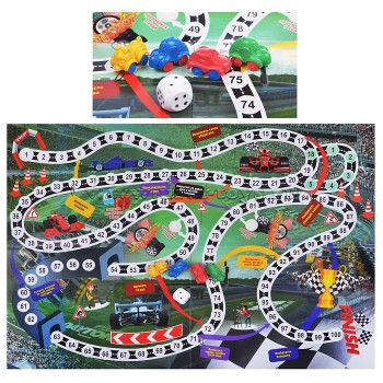 Ракета. Игра-ходилка "Авторалли" п/э пакет/еврослот арт.Р2275