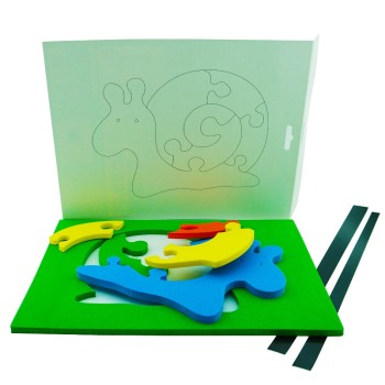 Ракета. Мягкие пазлы с магнитом "Магнитики. Улитка" арт.Р177