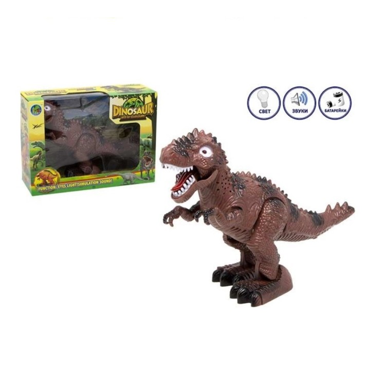 Робот Динозавр на батарейках, свет/звук, в кор. арт.200255724