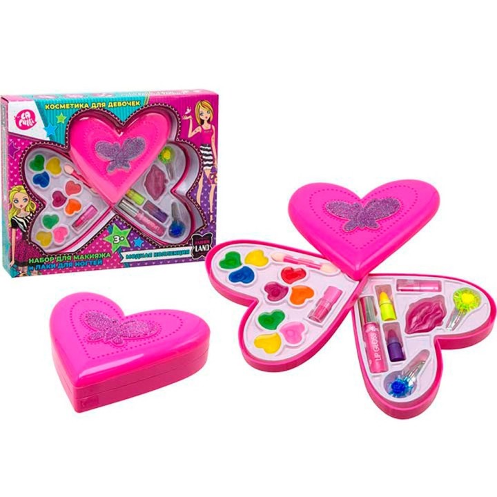 Lapulli Kids. Набор детской декоративной косметики (тени, блеск для губ) арт.121005