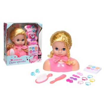 Lapulli Kids. Игровой набор "Салон красоты"(ман,зерк.,расч.,зак. 6шт резин. 5шт, тени) арт.FL-121908