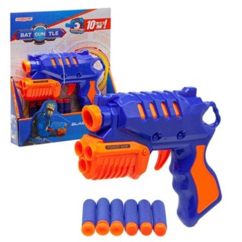 Бластер с мягкими пулями, в открытой коробке арт.200401249