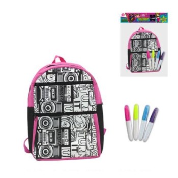 Lapulli Kids. Игровой набор "Стильный подарок" (рюкзак, 4 разноцв. маркера) арт.5751/200565800