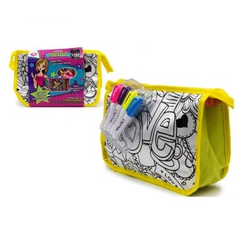 Lapulli Kids. Игровой набор "Стильный подарок" (сумка, 4 разноцв. маркера) арт.200565658