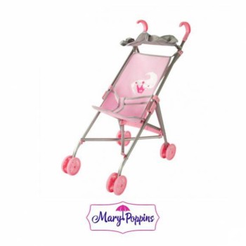 Mary Poppins. Коляска арт.67213 трость «Корона» с тентом 52х26х55 см