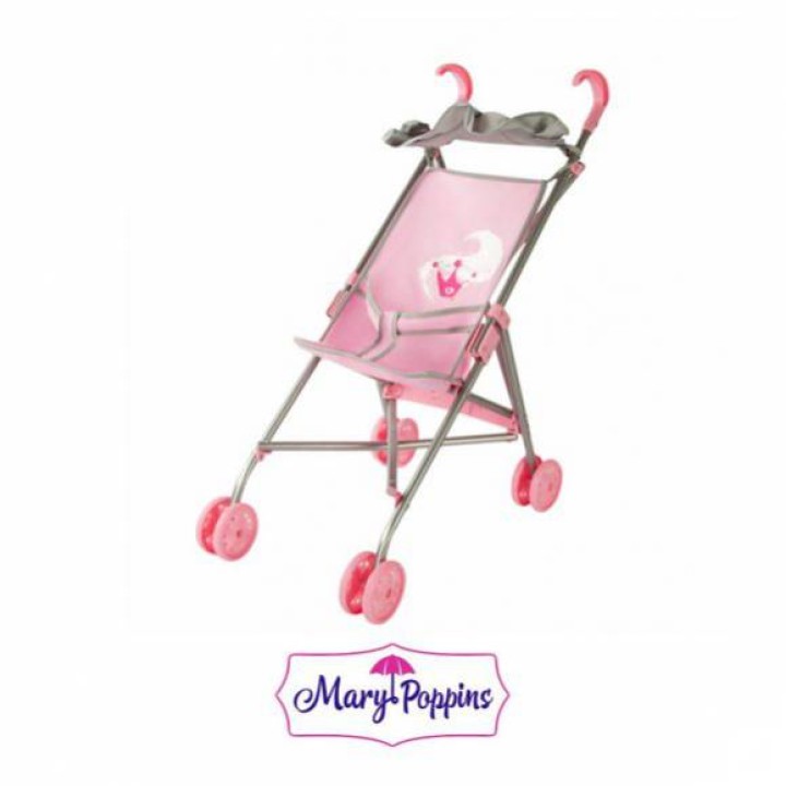Mary Poppins. Коляска арт.67213 трость «Корона» с тентом 52х26х55 см