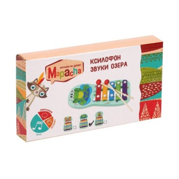 MAPACHA. 76764 Ксилофон "Звуки озера" 20 см
