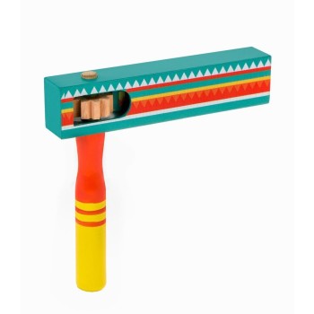 MAPACHA. 76432 Трещотка круговая, красно-зеленая