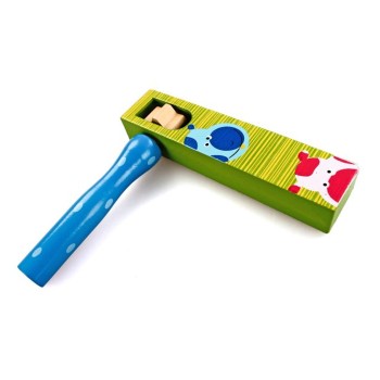 MAPACHA. 76433 Трещотка круговая зелен/син.