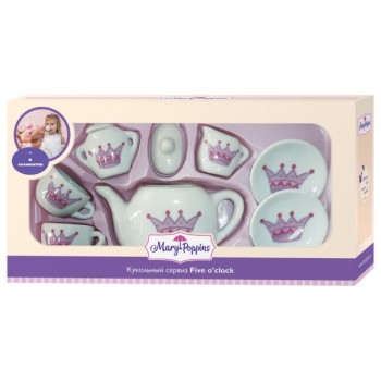 Mary Poppins. Набор фарф. посуды "Корона" 9пр. арт.453016