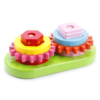 MAPACHA. 76708 Сортер-пирамидка "Шестеренки"