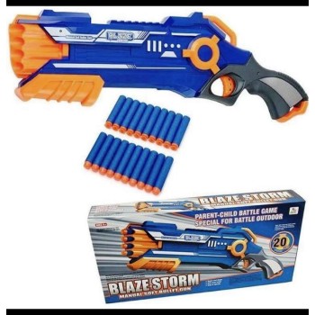 Бластер с мягкими пулями, 20 м/пуль. арт.7037