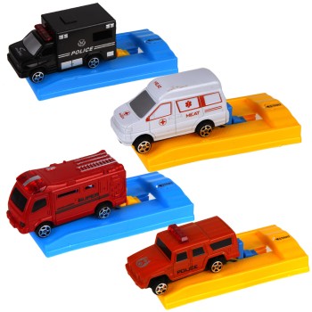 Little Zu. Машина "Спецтранспорт" с пусковым устройством, в ассорт. арт.90034C