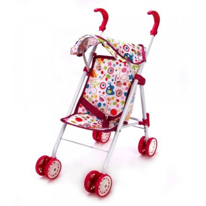 Mary Poppins. Коляска арт.67324 складная "Фантазия" малин., 36*25*53см.